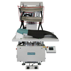 Presa finisat cusatura anterioara a manecilor